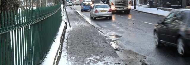 Lack of Footpath Gritting a Safety Concern