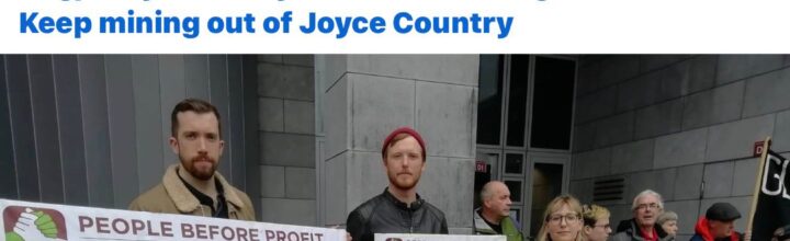 People Before Profit’s Denman Rooke rejoins protest against prospecting in Connemara